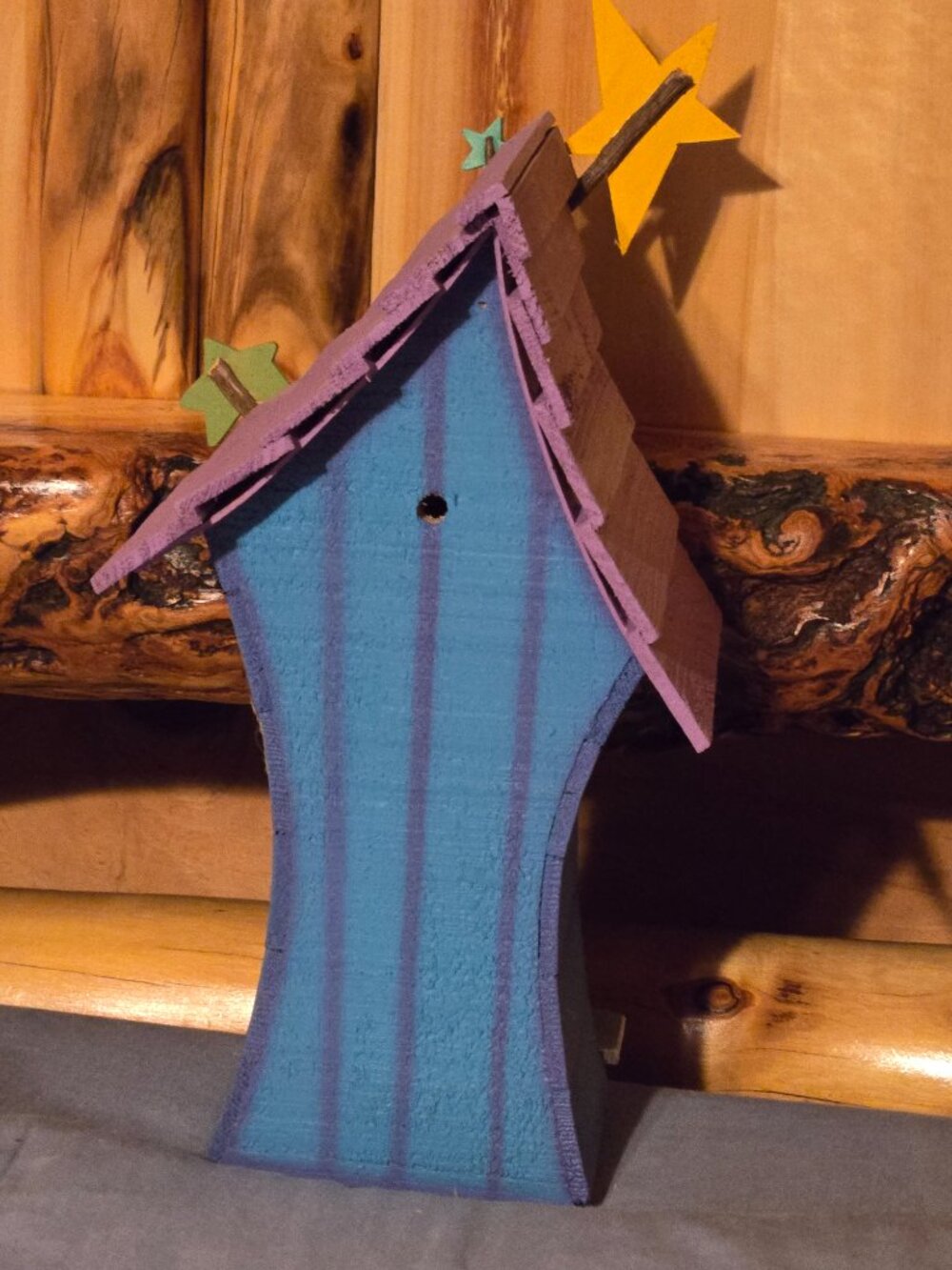 Sleepy Hollow Handmade Birdhouse NWOT - Picture 2 of 3